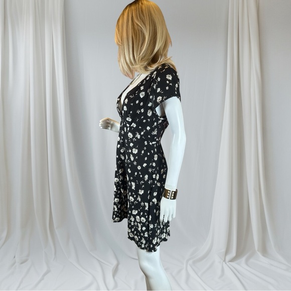 Free People Black and White Midi Dress - Picture 4 of 11